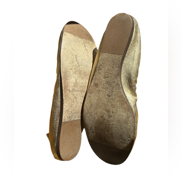 Lanvin Gold Ballet Flats - Picture 4 of 6